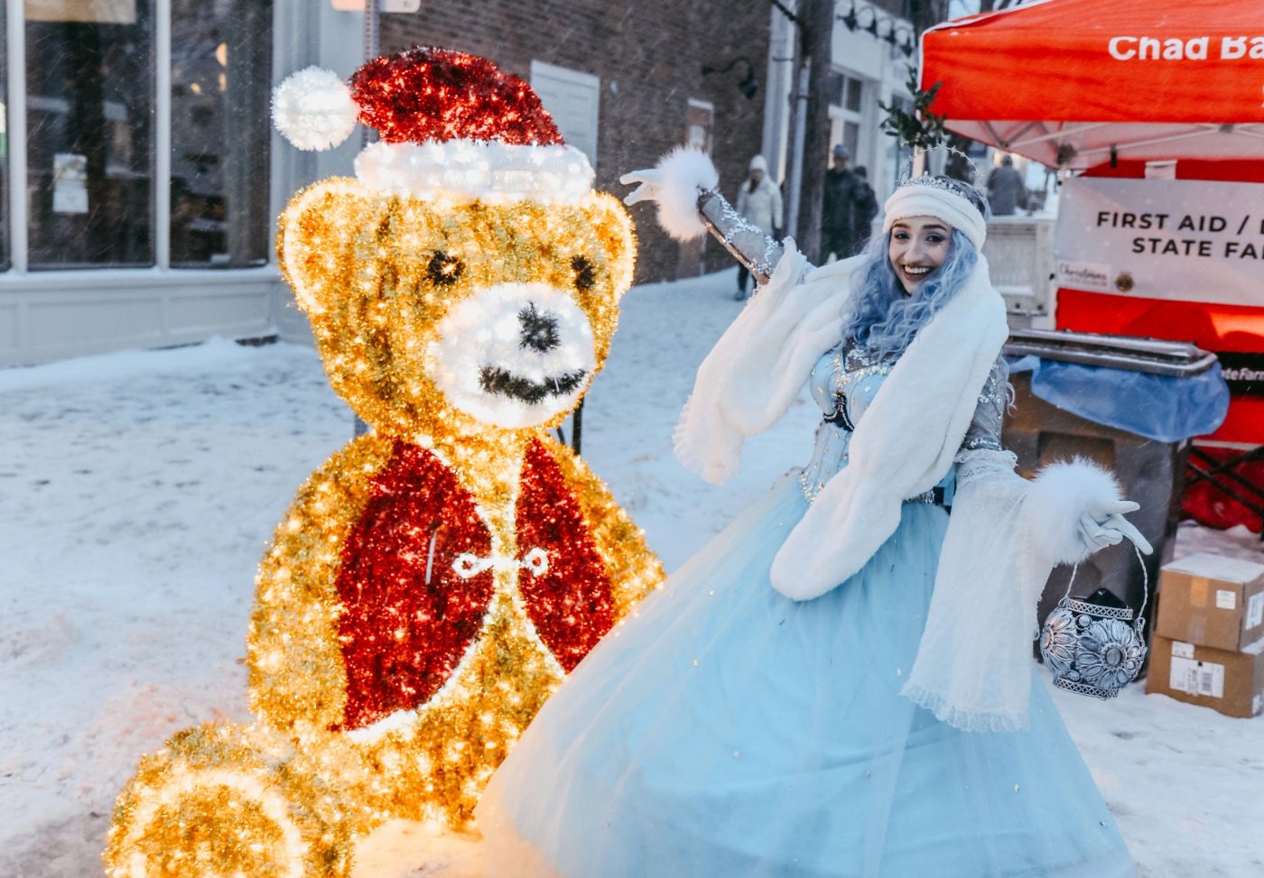 The Ice Princess makes the rounds